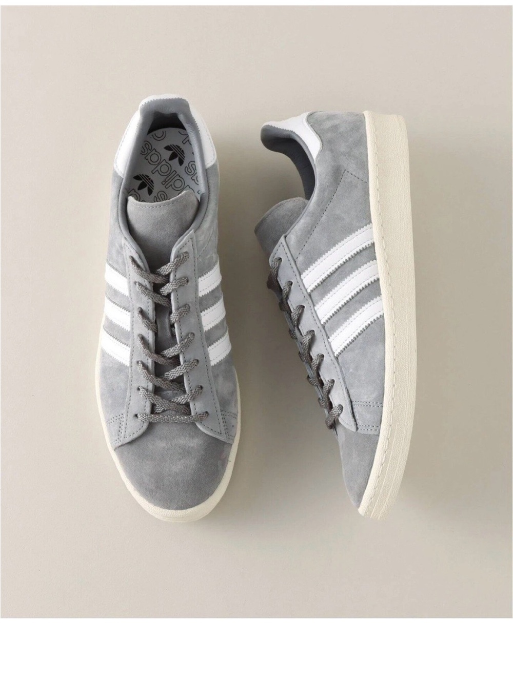 Adidas Originals Campus 80s Men's Athletic Shoes Gray GX9406 size 9 Men